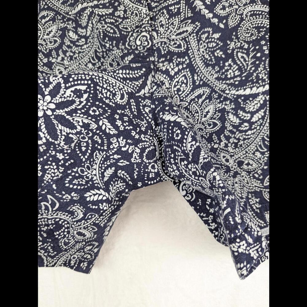 Talbots the Weekend Shorts Women's 16 Navy Blue White 6.5" Short - Picture 7 of 12